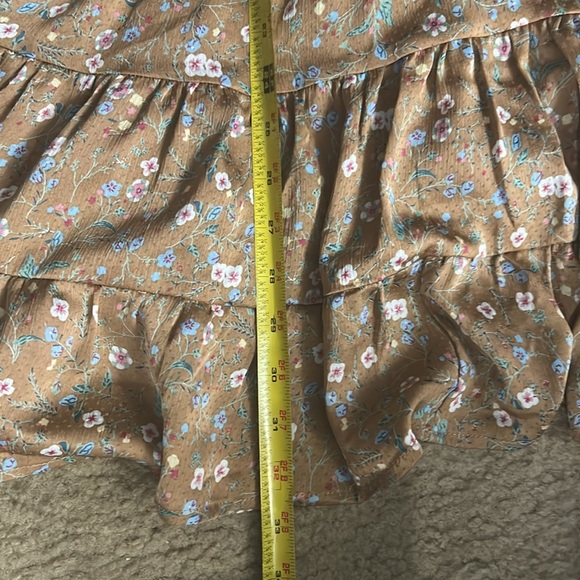 HEARTLOOM Benet Mini Dress in Whiskey SZ Small - Picture 6 of 10